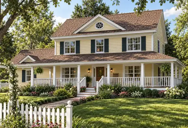 Southern house plans 46-510 - front exterior, 2,269 sq ft, 3 bed, 3 bath house plans | Monster House Plans