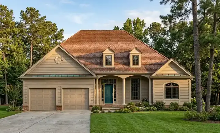 Traditional house plans 46-513 - front exterior, 1,772 sq ft, 3 bed, 2 bath house plans | Monster House Plans