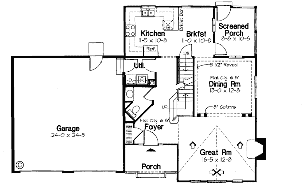 Main Floor Plan: 46-517