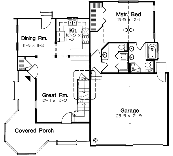 Main Floor Plan: 46-519