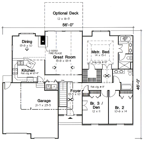 Main Floor Plan: 46-522