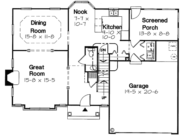 Main Floor Plan: 46-524