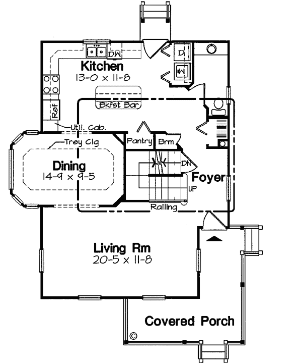 Main Floor Plan: 46-525