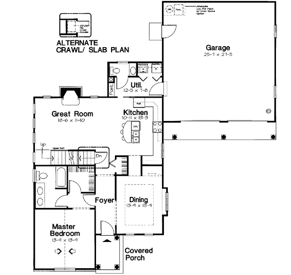 Main Floor Plan: 46-526