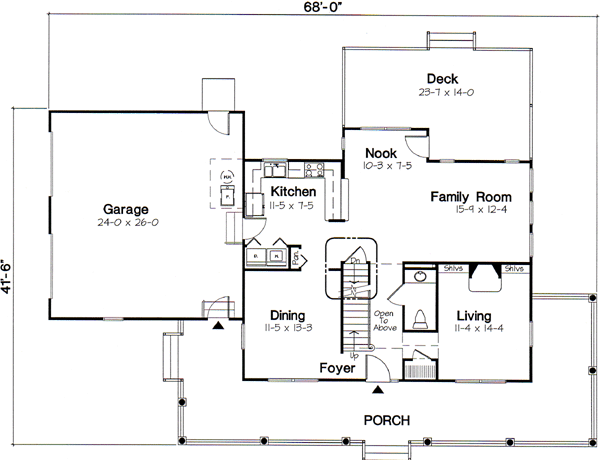 Main Floor Plan: 46-528