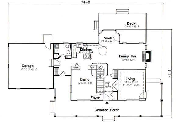 Main Floor Plan: 46-529