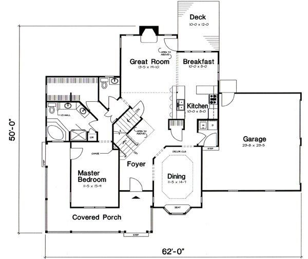 Main Floor Plan: 46-533