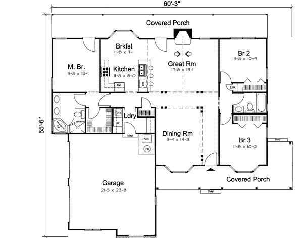 Main Floor Plan: 46-534
