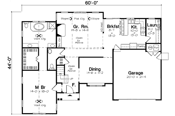 Main Floor Plan: 46-535