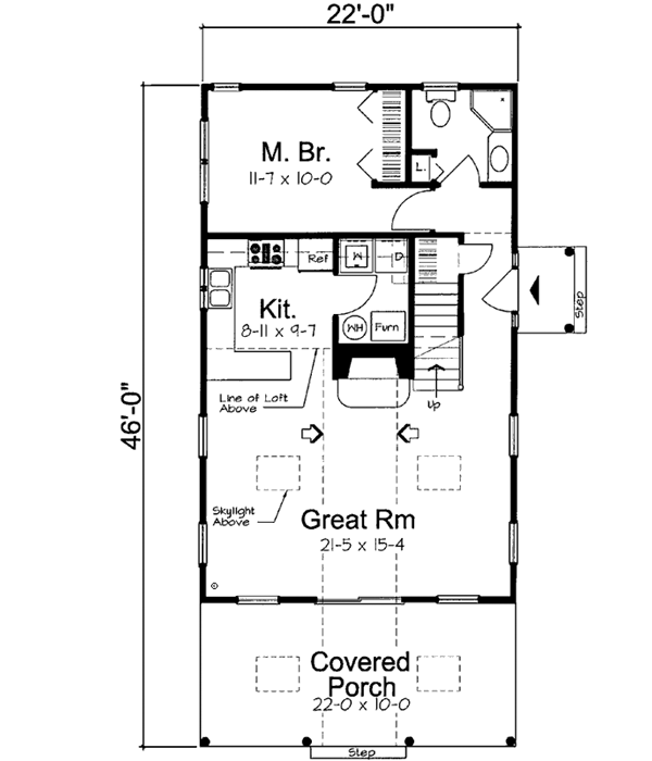 Main Floor Plan: 46-536