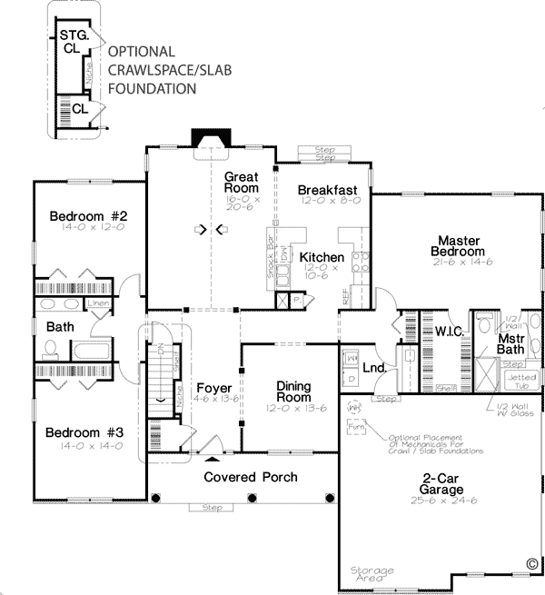 Main Floor Plan: 46-543