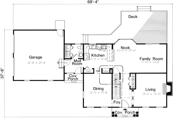 Main Floor Plan: 46-545