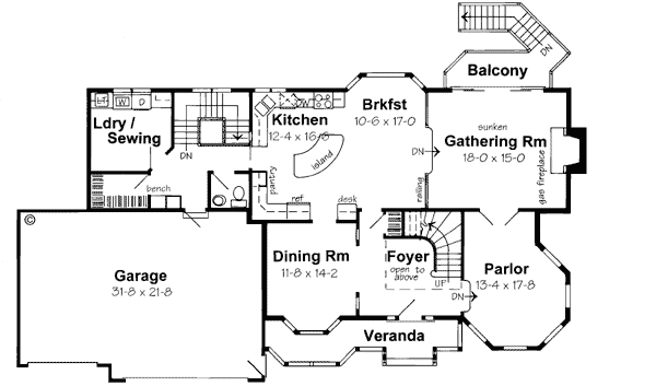 Main Floor Plan: 46-546