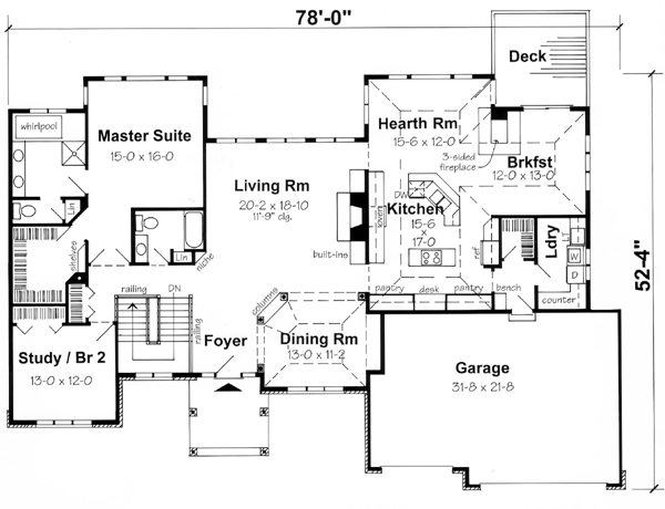 Main Floor Plan: 46-548