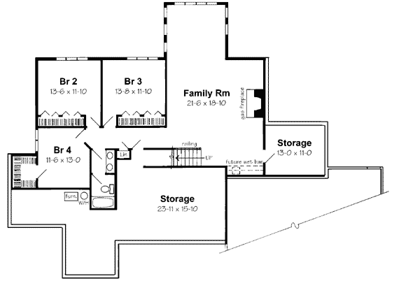 Lower Floor Plan: 46-549
