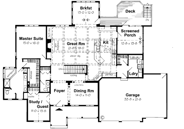 Main Floor Plan: 46-549
