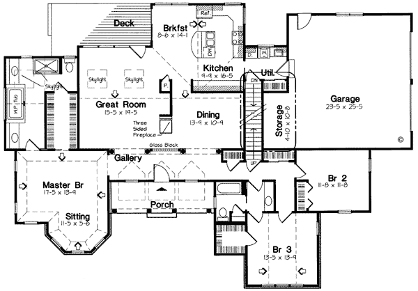 Main Floor Plan: 46-552