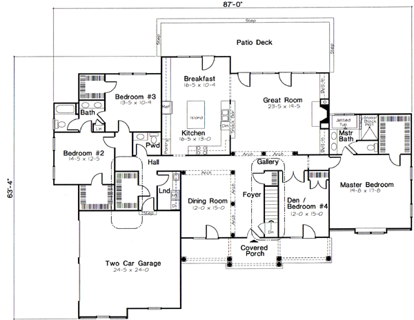 Main Floor Plan: 46-554