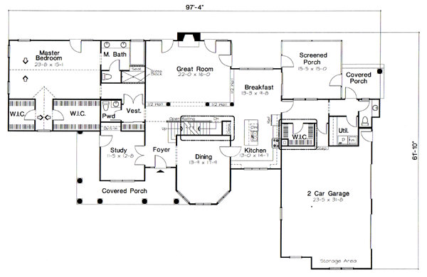 Main Floor Plan: 46-556