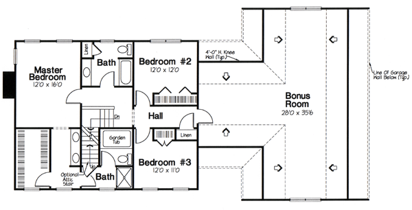 Upper/Second Floor Plan: 46-562