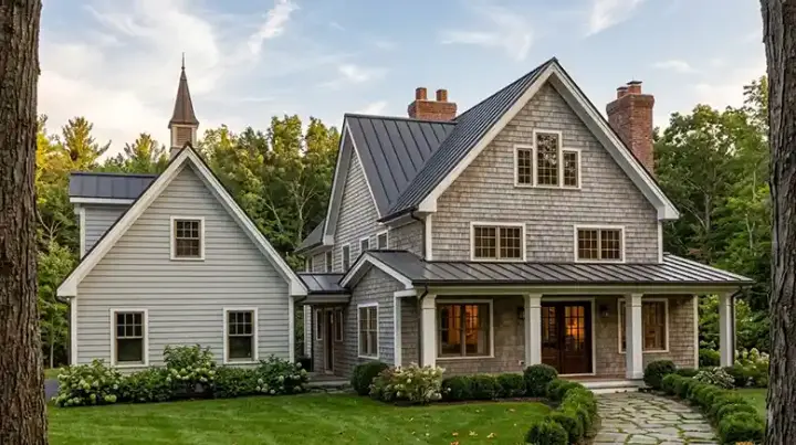 Country house plans 46-563 - front exterior, 2,877 sq ft, 4 bed, 2 bath house plans | Monster House Plans