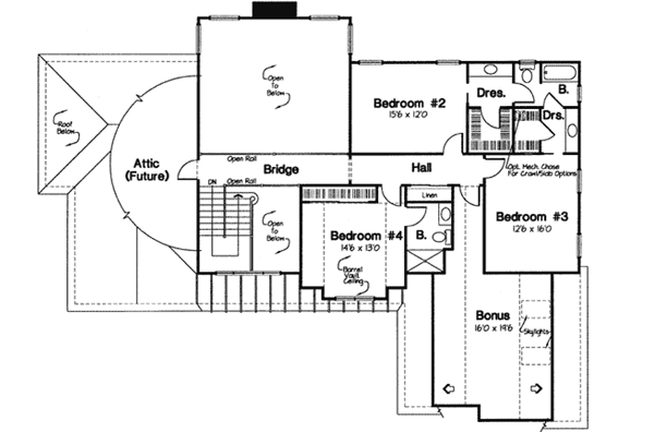 Upper/Second Floor Plan: 46-564
