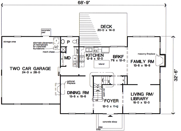 Main Floor Plan: 46-565