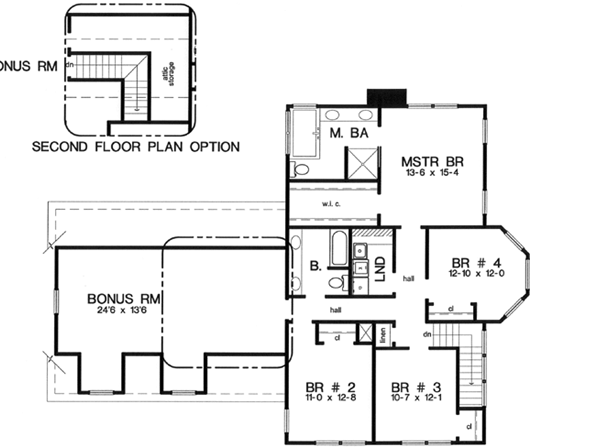 Upper/Second Floor Plan: 46-570