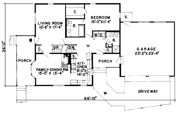 Main Floor Plan: 46-573