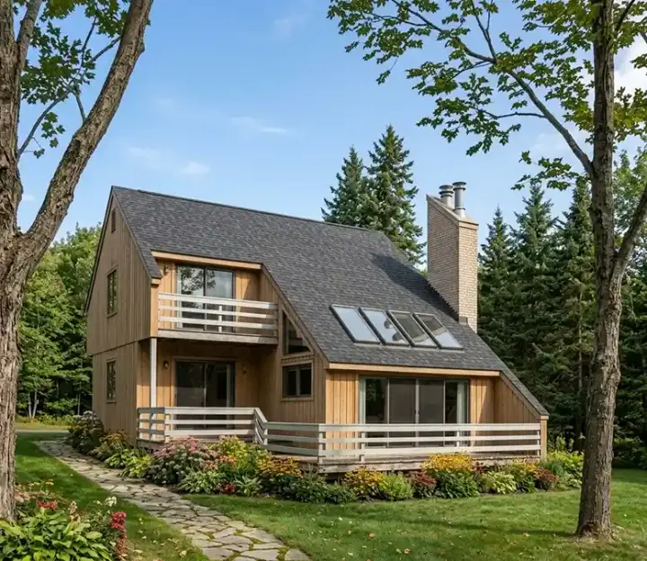 Contemporary house plans 46-576 - front exterior, 1,487 sq ft, 3 bed, 1 bath house plans | Monster House Plans