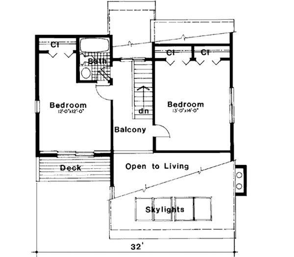 Upper/Second Floor Plan: 46-576