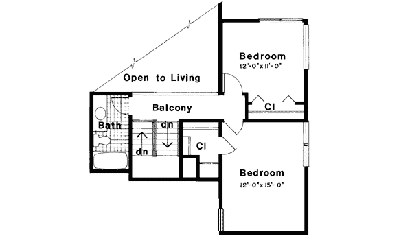 Upper/Second Floor Plan: 46-577