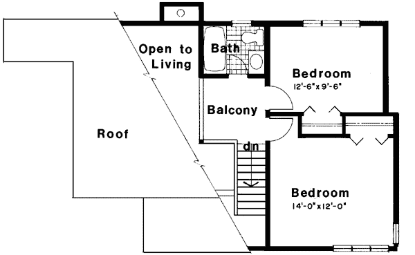 Upper/Second Floor Plan: 46-578