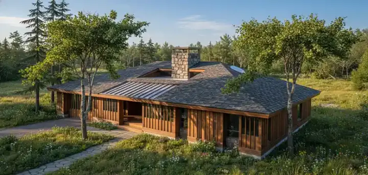 Contemporary house plans 46-581 - front exterior, 2,500 sq ft, 3 bed, 2 bath house plans | Monster House Plans
