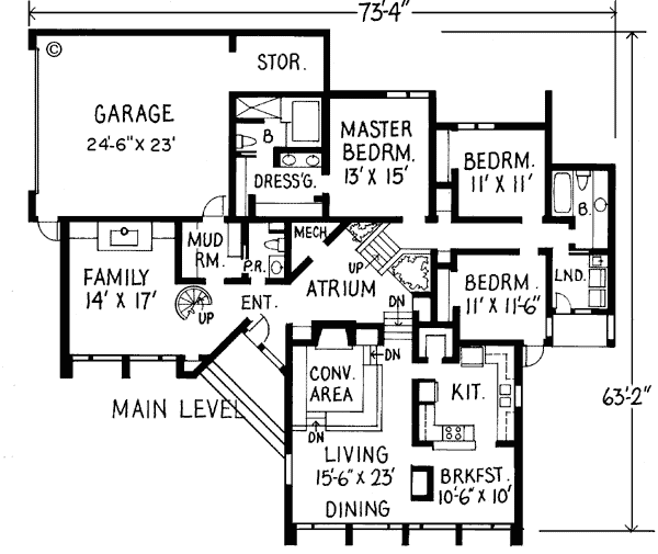 Main Floor Plan: 46-584