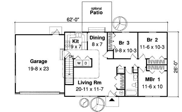 Main Floor Plan: 46-586