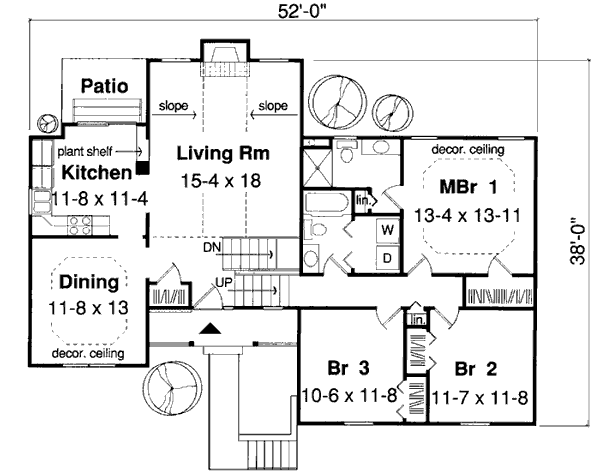 Main Floor Plan: 46-588