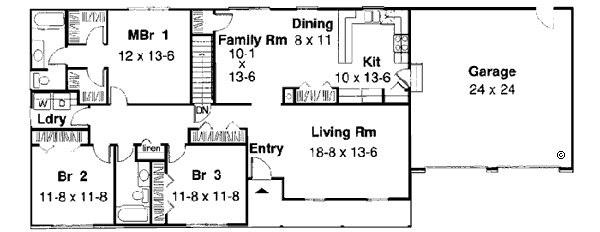 Main Floor Plan: 46-590