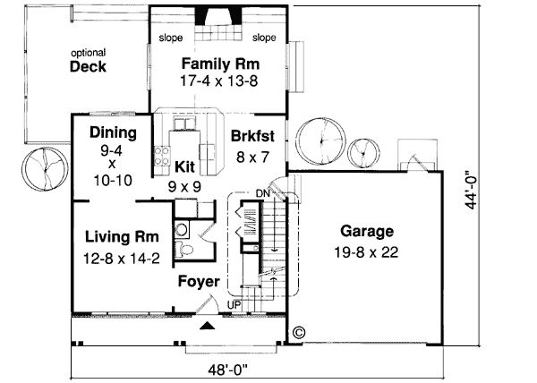 Main Floor Plan: 46-592
