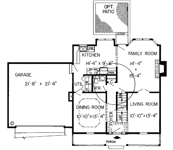 Main Floor Plan: 46-593