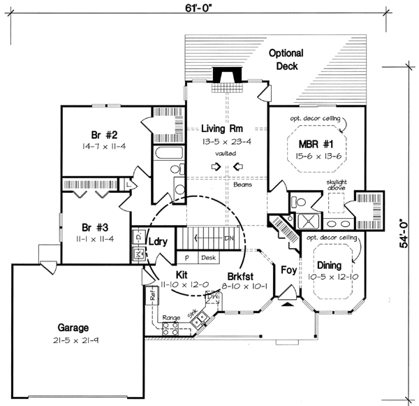 Main Floor Plan: 46-594