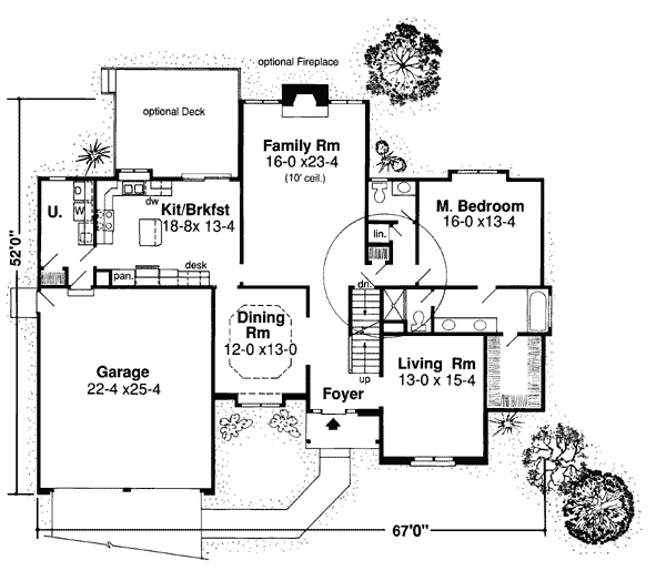 Main Floor Plan: 46-596
