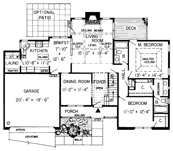 Main Floor Plan: 46-599