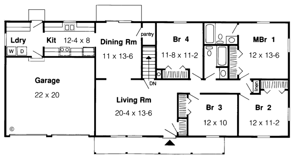Main Floor Plan: 46-601