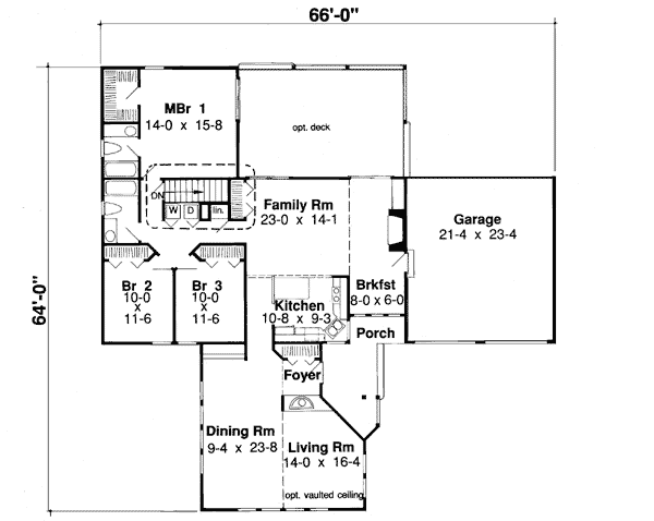 Main Floor Plan: 46-603