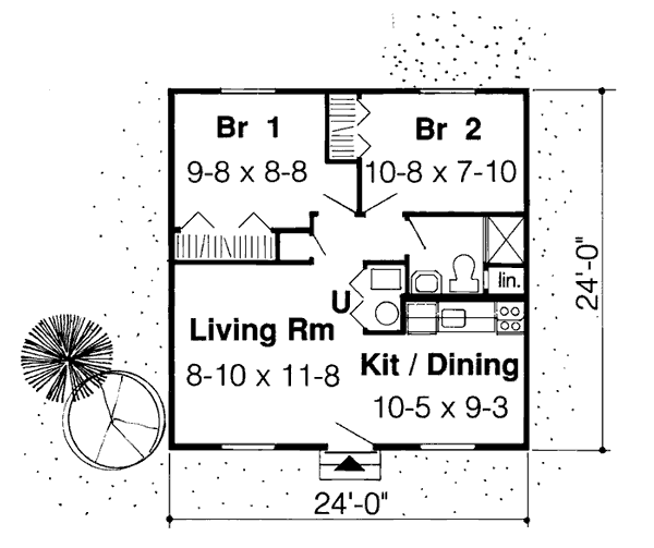 Main Floor Plan: 46-605