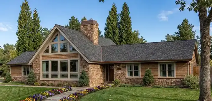Contemporary house plans 46-608 - front exterior, 2,522 sq ft, 3 bed, 2 bath house plans | Monster House Plans
