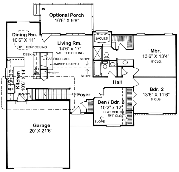 Main Floor Plan: 46-609