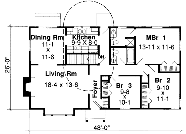 Main Floor Plan: 46-612