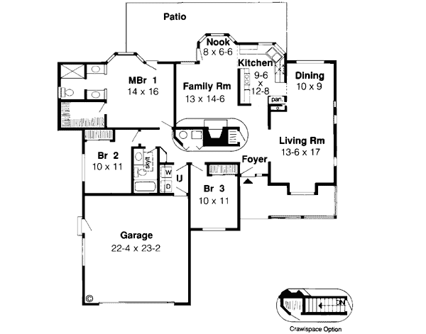 Main Floor Plan: 46-613